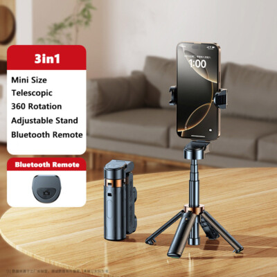 Selfie Stick Tripod Bluetooth Wireless Remote Stand For iPhone 16 Pro Max  15 14