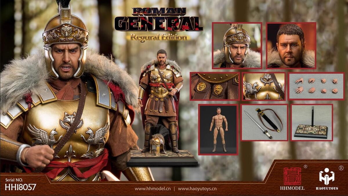 HHMODEL x HAOYUTOYS 1/6 Imperial General HH18057 Gold Version