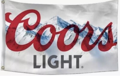 New Coors Light Beer 3x5 Flag Banner Man Cave Rockies Rocky Mountain. US Seller