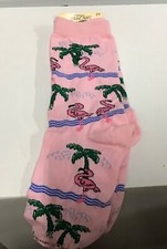 For Bare Feet Pink flamingo pink socks 9-11 made in usa