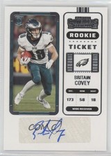 2022 Panini Contenders Rookie Ticket Britain Covey #280 Auto 10k8