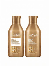 Redken All Soft Shampoo 300ml & Conditioner 300ml Duo Set Dry Brittle Hair NEW