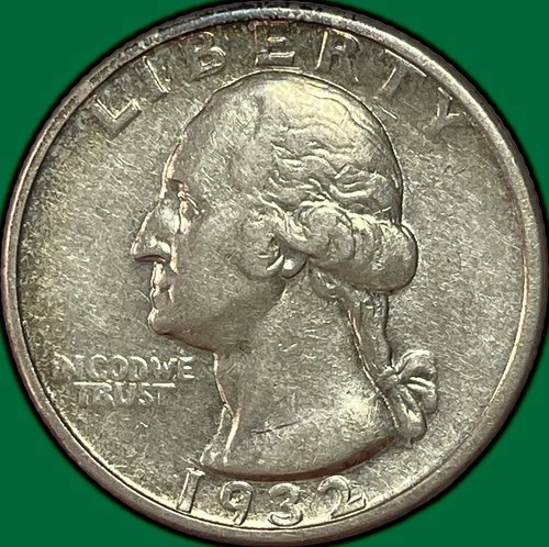 1932-S Washington Quarter Silver Choice Extremely Fine XF+ Coin #36524