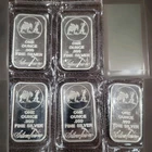 SilverTowne Silver Bullion Bars Lot of 5 - 1 oz Each .999 Fine