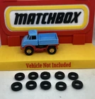 UNIMOG MATCHBOX SERIES NO.49 LESNEY TRUCK Tires 2 Sets) Truck Not Included