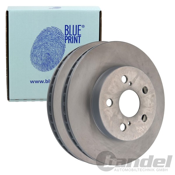 2X Blue Print Bremsscheiben Ø255Mm Vorne Passend FÜR Toyota Prius-image