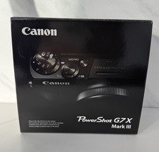 US Seller Canon PowerShot G7X Mark III 20.1 MP Digital Camera BLACK SHIPS FAST