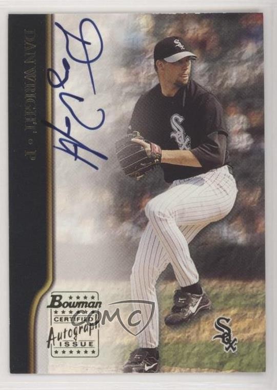 2002 Bowman Dan Wright #BA-DW Auto px8