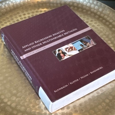 Applied Regression Analysis Fifth Edition Hardcover Kleinbaum Kupper