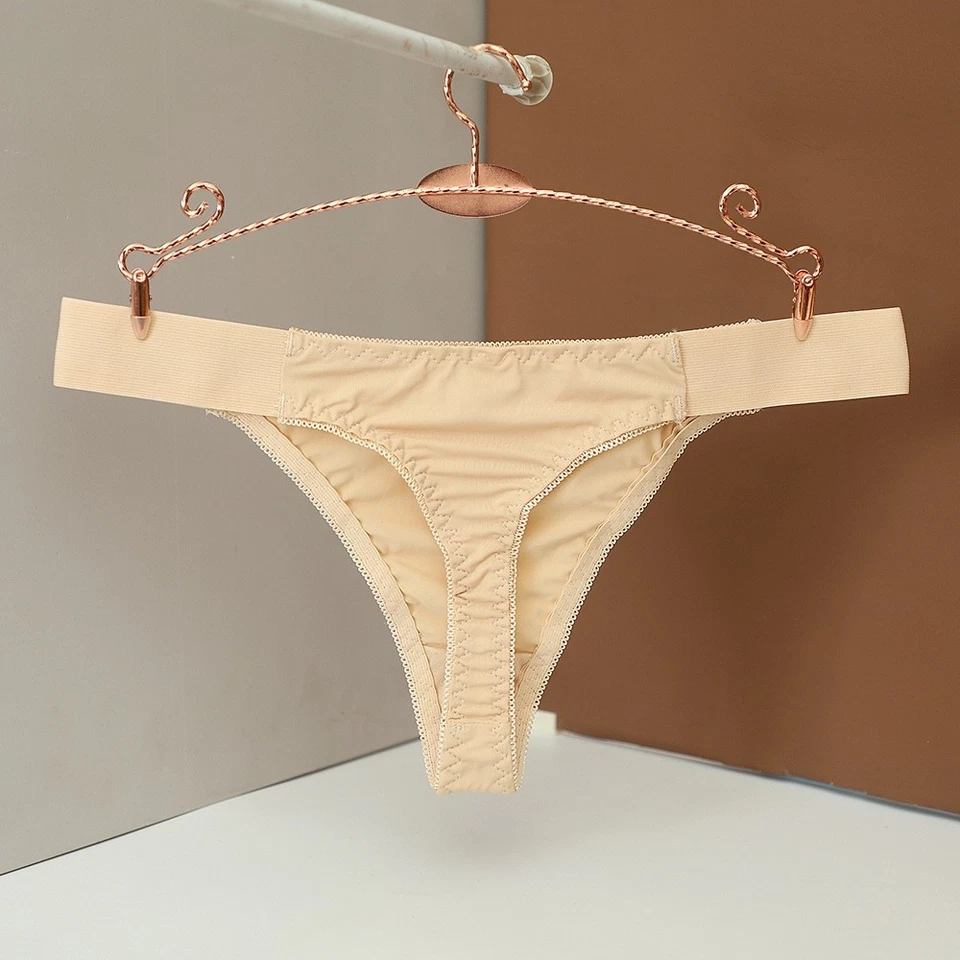 Damen Slips Tanga Sexy nahtlos 6er Set Unterwäsche Panty Mix S-L V-String - Bild 4 von 4