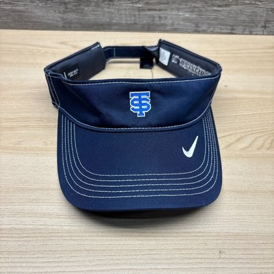 Saint Thomas Academy Visor Hat Cap Strap Back Blue White Dri-Fit Mens NWT
