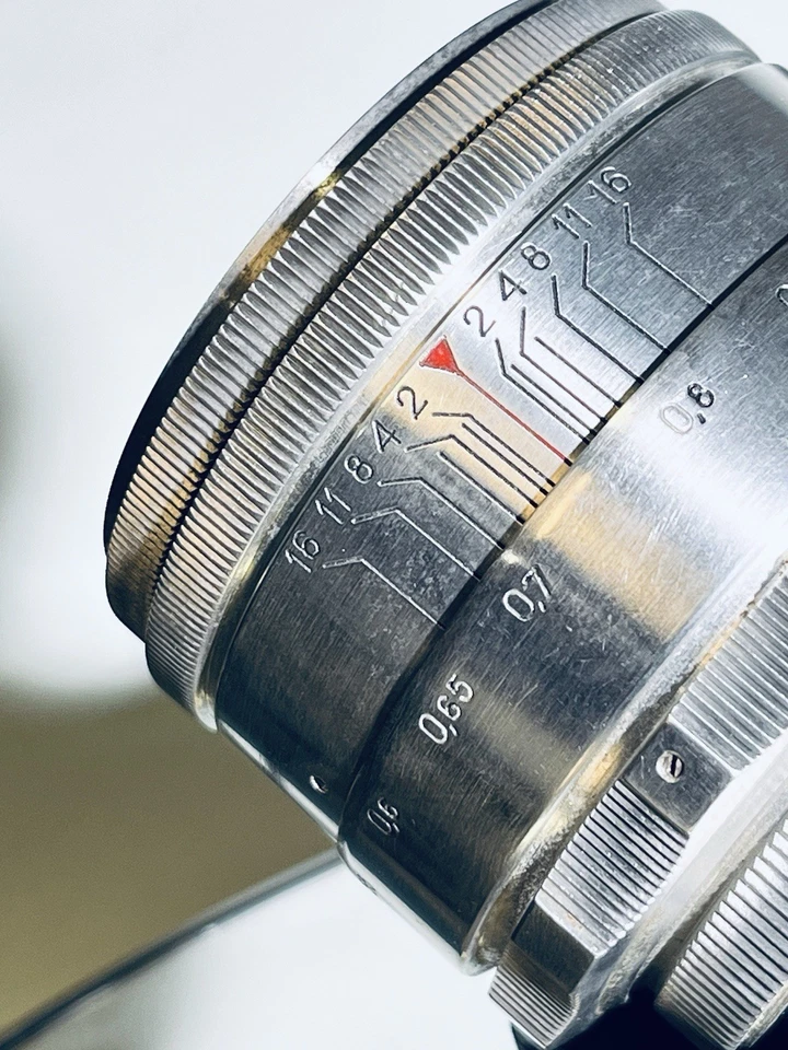 Helios 44 5.8cm f2 Red P M39 Early Batch. From The Very First 50 000 Ever Made - Imagen 4 de 4