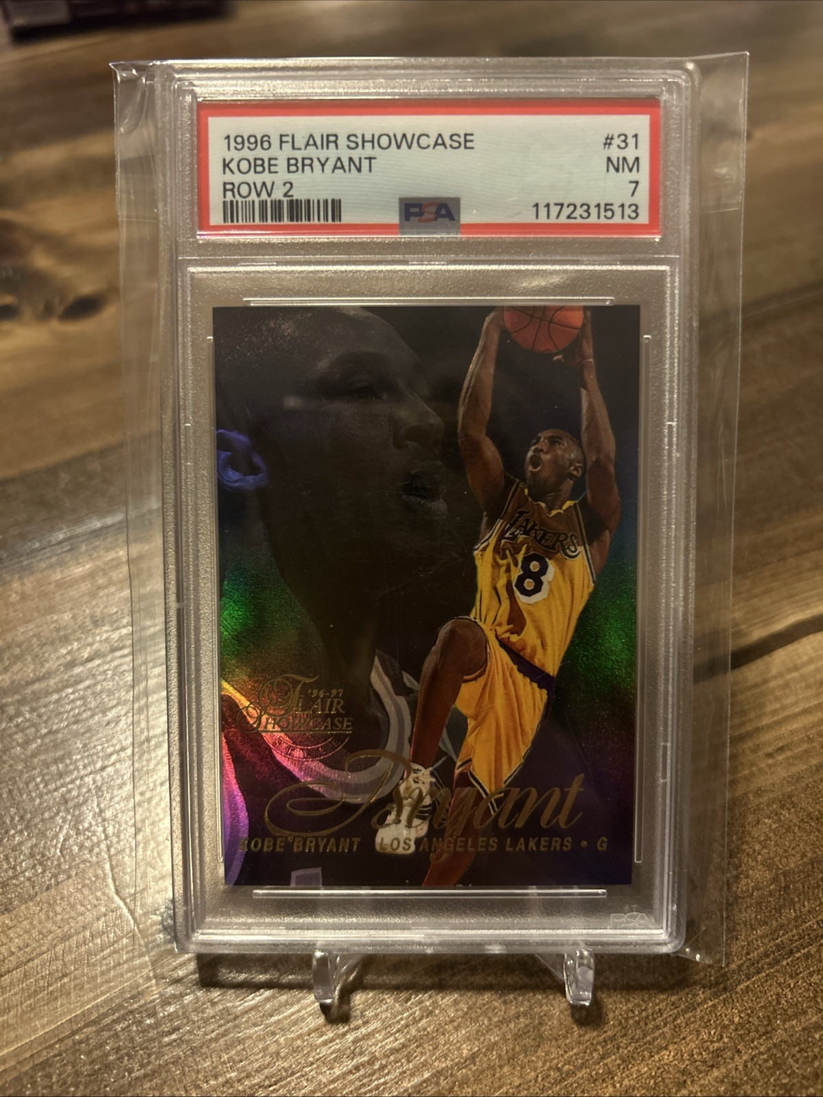 Kobe Bryant 1996 Flair Showcase #31 Row 2 Price Guide - Sports