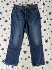Everlane Women  s Straight Leg Jeans Size 29 Mid Blue Denim High Rise