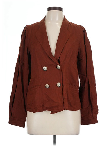 Zara TRF Women Brown Blazer L