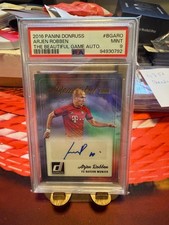 Panini Donruss Arjen Robben Auto PSA 9 FC Bayern München