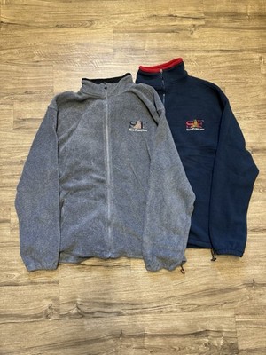 Dimco Apparel San Francisco XL Fleece Jacket Lot Of 2 Red Gray Blue