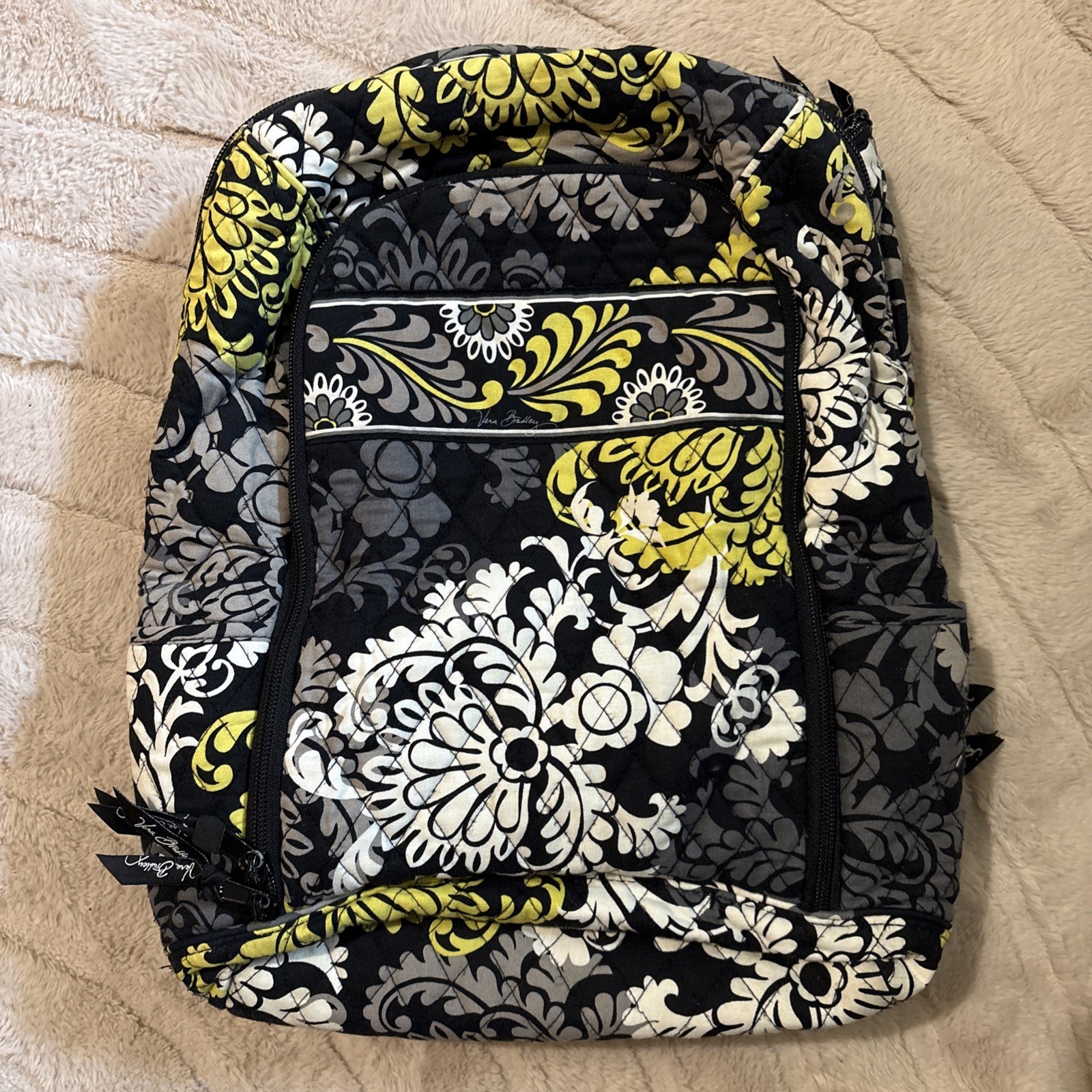 Vera Bradley Floral Laptop Backpack 