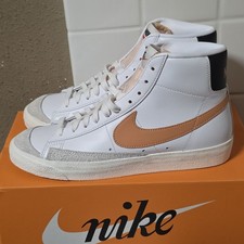 Nike Blazer Mid "77 Vintage White Amber Brown Black Mens 8 Womens 9.5 BQ6806-125
