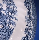 Royal Wessex Coaching Scenes Blue & White Dinner Plate, Horse Scene, Glossy — photo 2