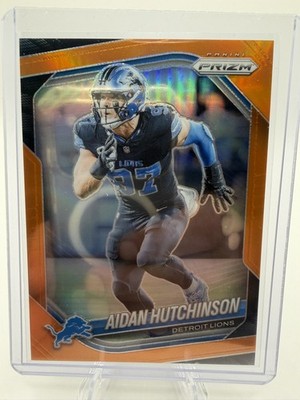 2025 Panini Prizm - Aidan Hutchinson #210 Orange Prizm /249
