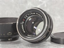 Exc 5 Nikon Nippon Kogaku Nikkor-H.C 5cm 50mm f/2 Lens for S Mount from JAPAN
