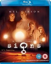 Signs Blu-ray (2008) Mel Gibson, Night Shyamalan (DIR) cert 12 Amazing Value