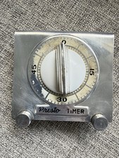 Vintage Aluminum Presto Timer National Presto...