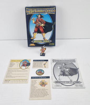 Warhammer Quest Imperial Noble Character Pack Complete Boxed Games Workshop OOP