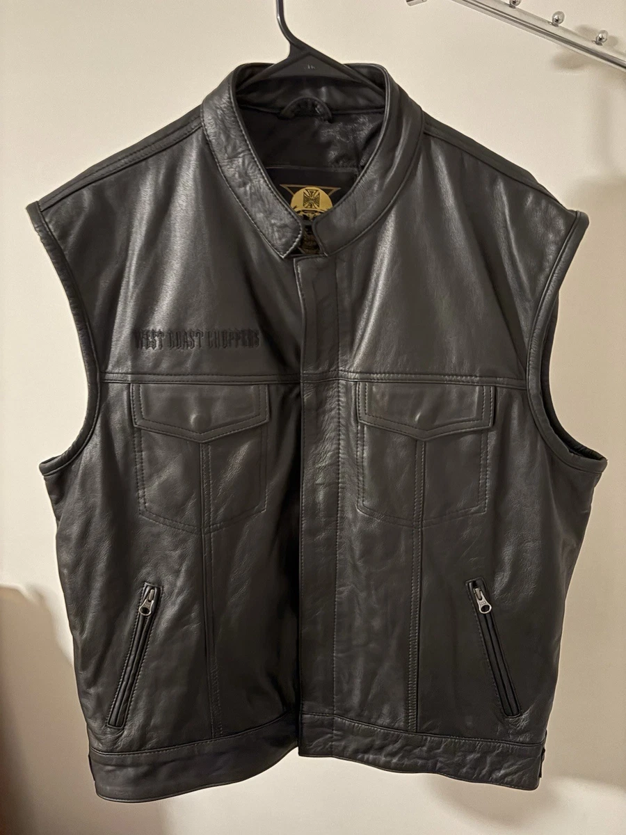 West Coast Choppers Leather Outer Shell Coats, Jackets & Vests for