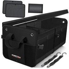 Trunk Organizer For SUV Car Organizer and Storage, Multi Standard 50L Black