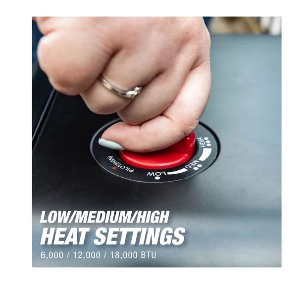 Mr. Heater Gabinete Calentador 18000-BTU Exterior Portátil Gabinete Propano Calentador Foto 4 de 4