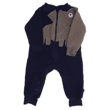 Ubang Babblechat, Strampler, Größe: 92, Blau/Beige, Bio-Baumwolle/Polyester #haS