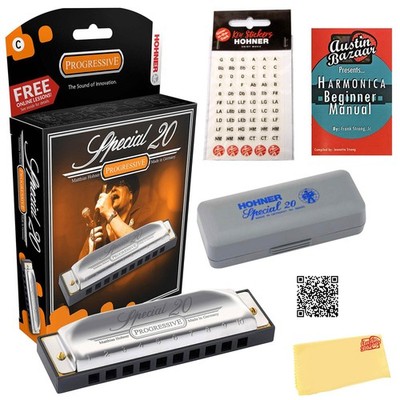 Hohner Special 20 Harmonica - Key of F w/ Key Stickers
