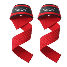 2PCS Weightlifting Wrist Straps Non-Slip Grip for Deadlift Pull Up Gym