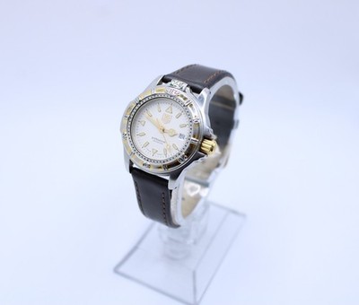 Damenuhr Tag Heuer 4000 Serie Stahl & vergoldet 28 mm Ref 995.708K