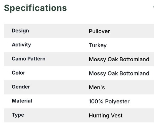 Nomad NXT Turkey Vest, Camo Turkey Hunting Vest, Mossy Oak Greenleaf, One Size - Picture 9 of 23