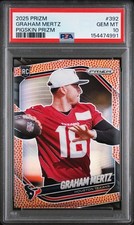 2025 PANINI PRIZM PIGSKIN PRIZM #392 GRAHAM MERTZ 144/180 PSA 10