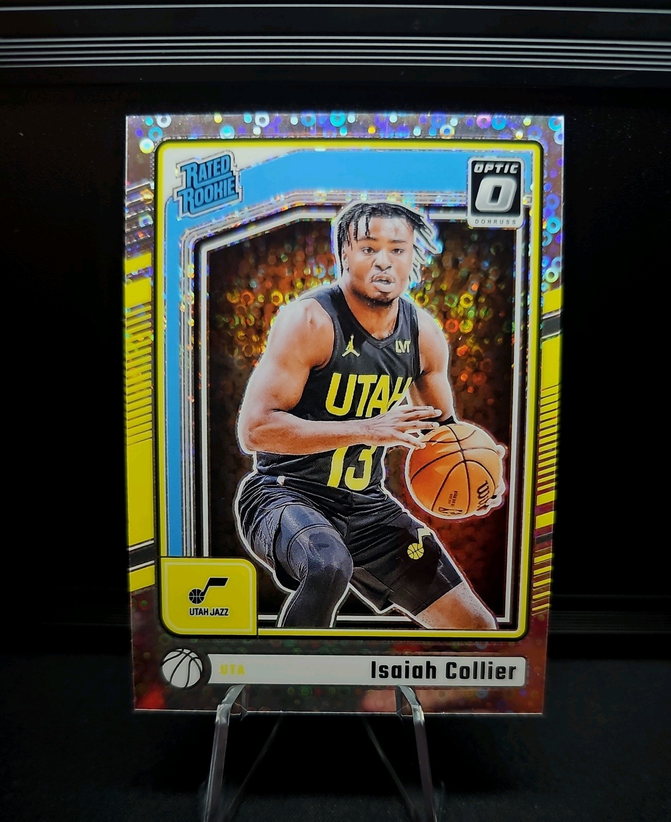 Isaiah Collier 2024 Donruss Optic Rated Rookie (SP) FAST BREAK #295 Utah Jazz