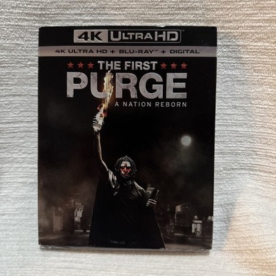 The First Purge (4k Ultra HD + Blu-Ray + Digital, 2018) New Horror Halloween