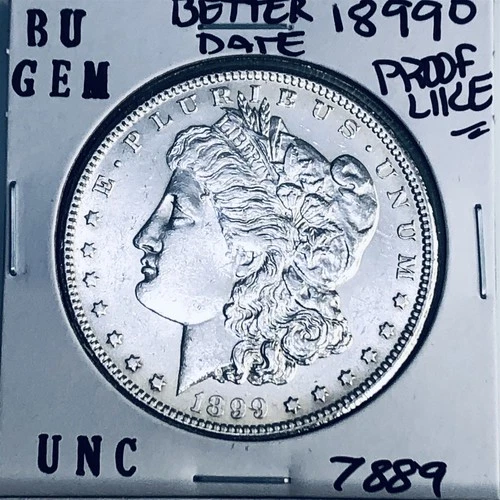1899 O BU GEM MORGAN SILVER DOLLAR UNC MS+++ U.S. MINT RARE COIN 7889