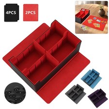 Card Deck Box PU Leather W/ Magnetics Closure Strong Sports Cards Case