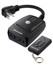 DEWENWILS Outdoor Remote Control Timer Plug i...
