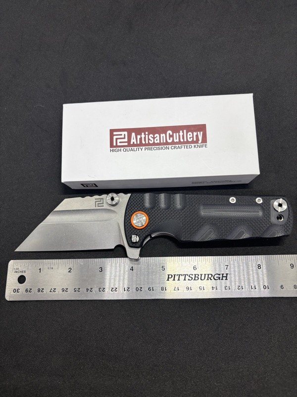 Artisan Cutlery knives Proponent D2 blade G10 handle knife new never cut 