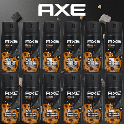 Axe Leather and Cookies Deodorant Body Spray 12 Pack 150ml Bulk Case