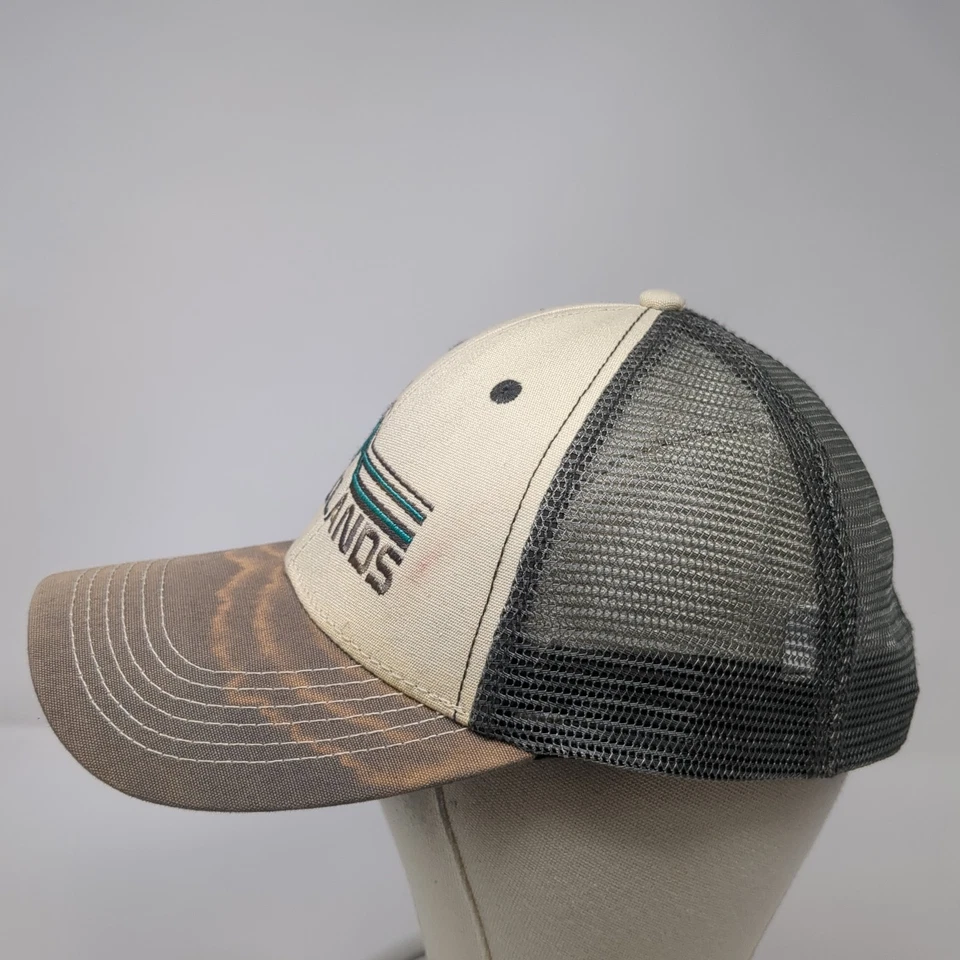 Sombrero de camionero Badlands Snapback malla espalda gris talla única bordado Foto 3 de 4
