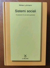 Niklas Luhmann SISTEMI SOCIALI Il Mulino 1990