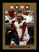 2008 Topps Series 2 Ken Griffey Jr. #580 Gold /2008