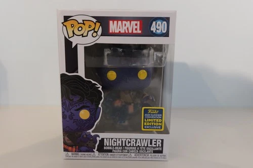 Funko Pop! Figura exclusiva de la Convención de Verano Marvel Nightcrawler #490 SDCC 2020