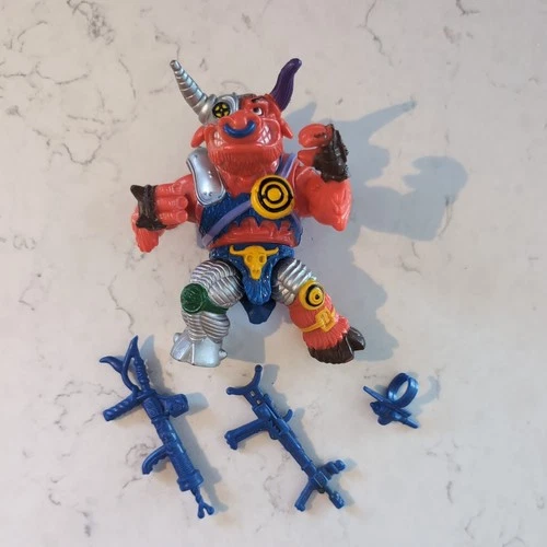 Vintage 1991 Teenage Mutant Ninja Turtles Groundchuck Action Figure Playmates